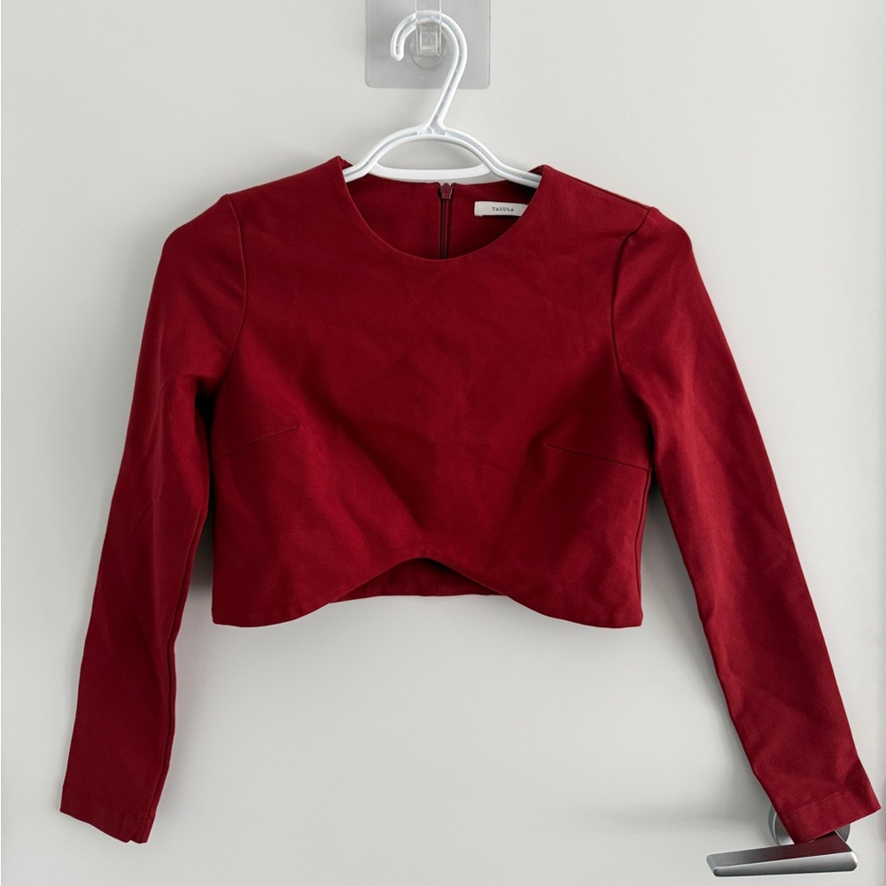 Aritzia Talula Longsleeve Crop Top